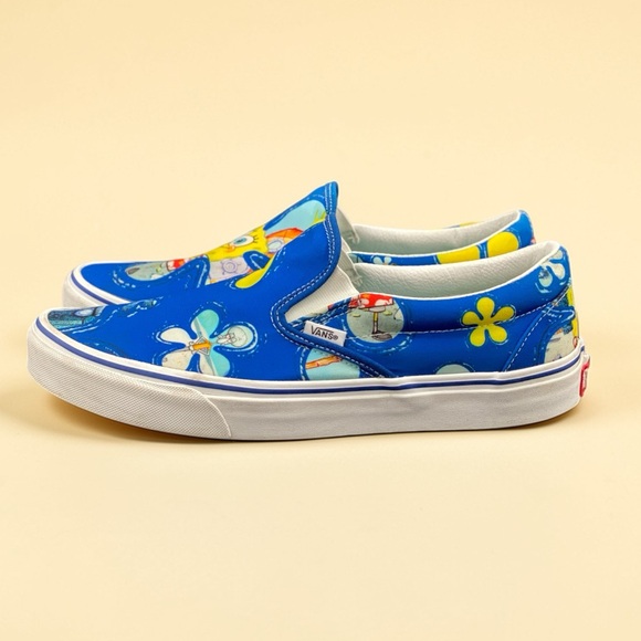 Vans Classic Slip-On SpongeBob SquarePants Blue Men’s 11.5 Shoes main image 5